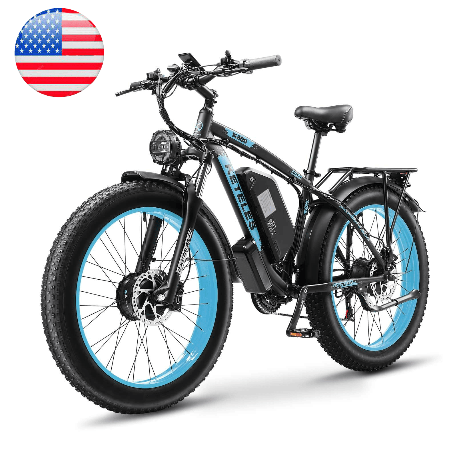 KETELES K800 2000W Dual Motor Mountain Electric Bike(USA) – KETELES Global official website KETELES K800 2000W Dual Motor Mountain Electric Bike(USA) – KETELES Global official website