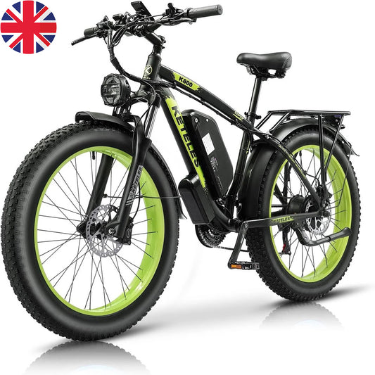 KETELES K800 1000W 48V 20Ah Snow Fat Tire Hydraulic Brake E-Bike(UK)