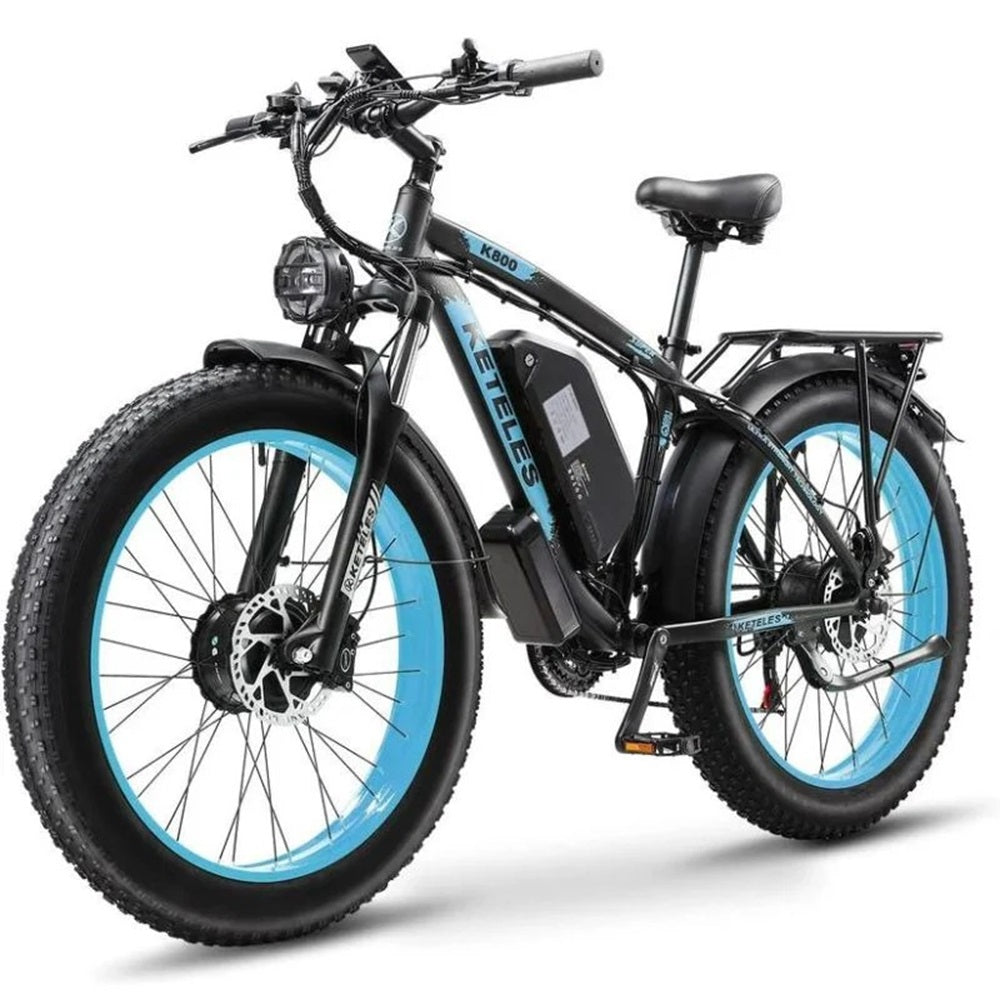 KETELES K800 1000W 48V 20Ah Snow Fat Tire Hydraulic Brake E-Bike(UK)