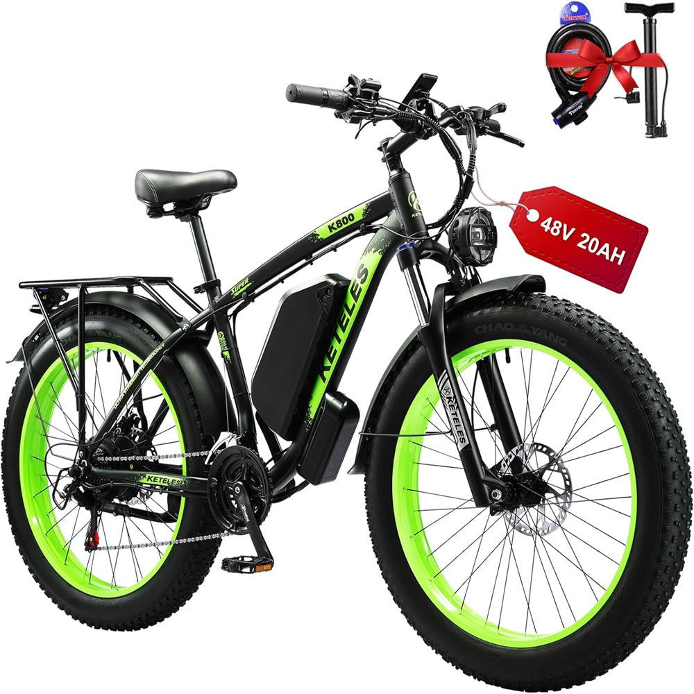 K800 1000W Black Green26inch