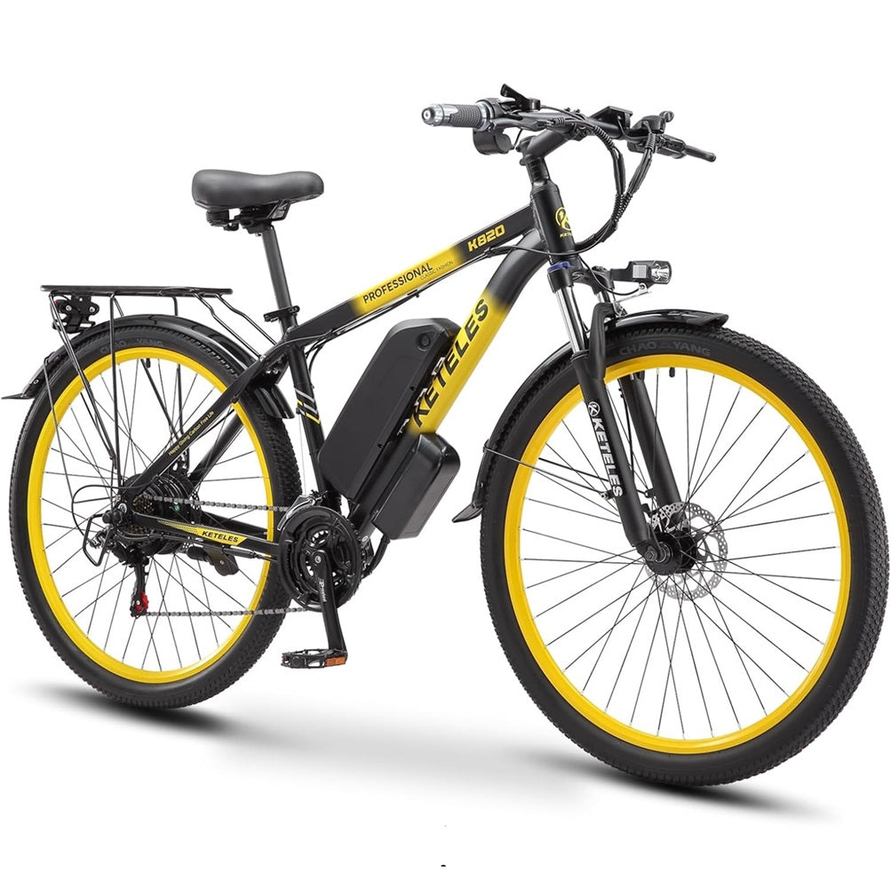 KETELES K820 Black Yellow Shimano 21 Speed