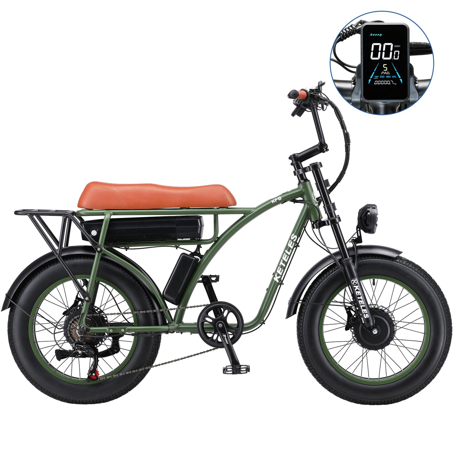 KETELES KF8 2000W dual motor fat tire electric bike