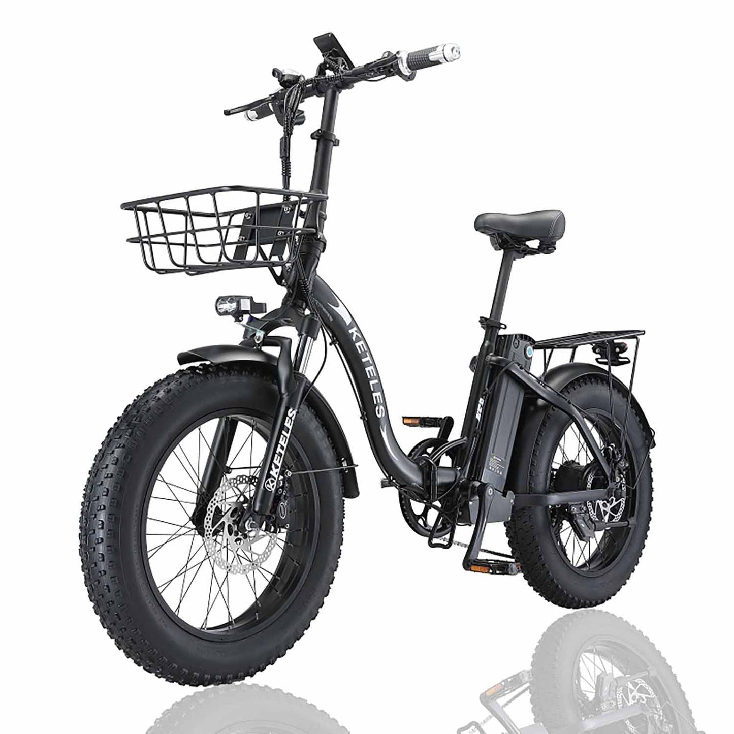 Keteles-Folding-eBike-1000W-single-Motor