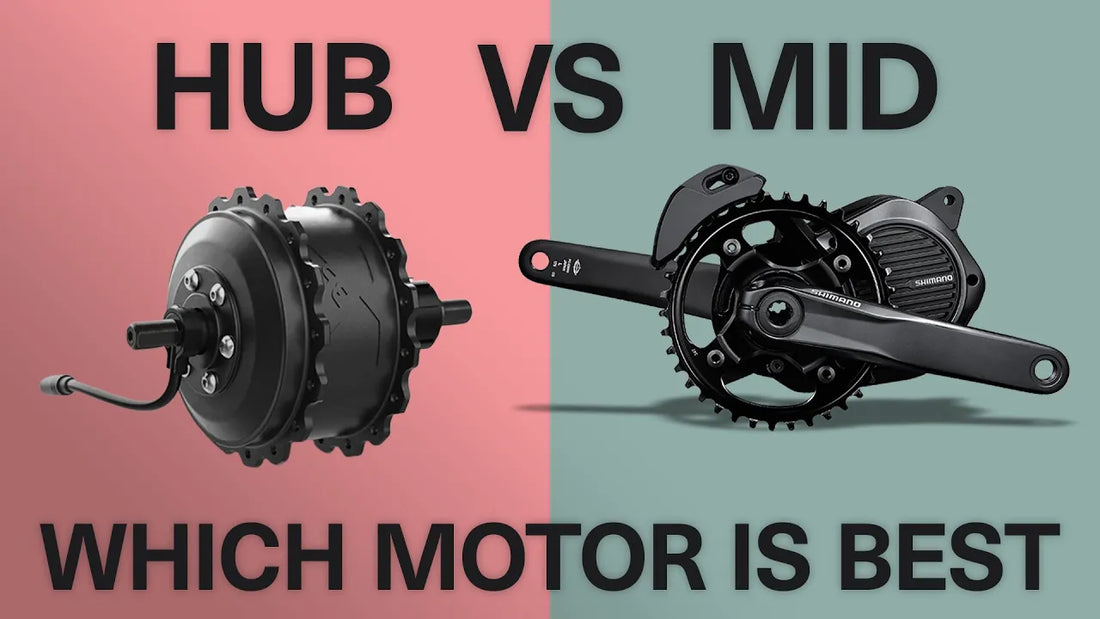 E-Bike Motor Comparison: Hub Motor vs. Mid-Mount Motor