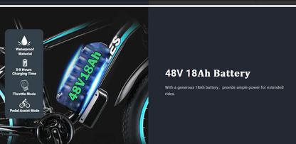 KETELES K820/K800 48V 18AH battery