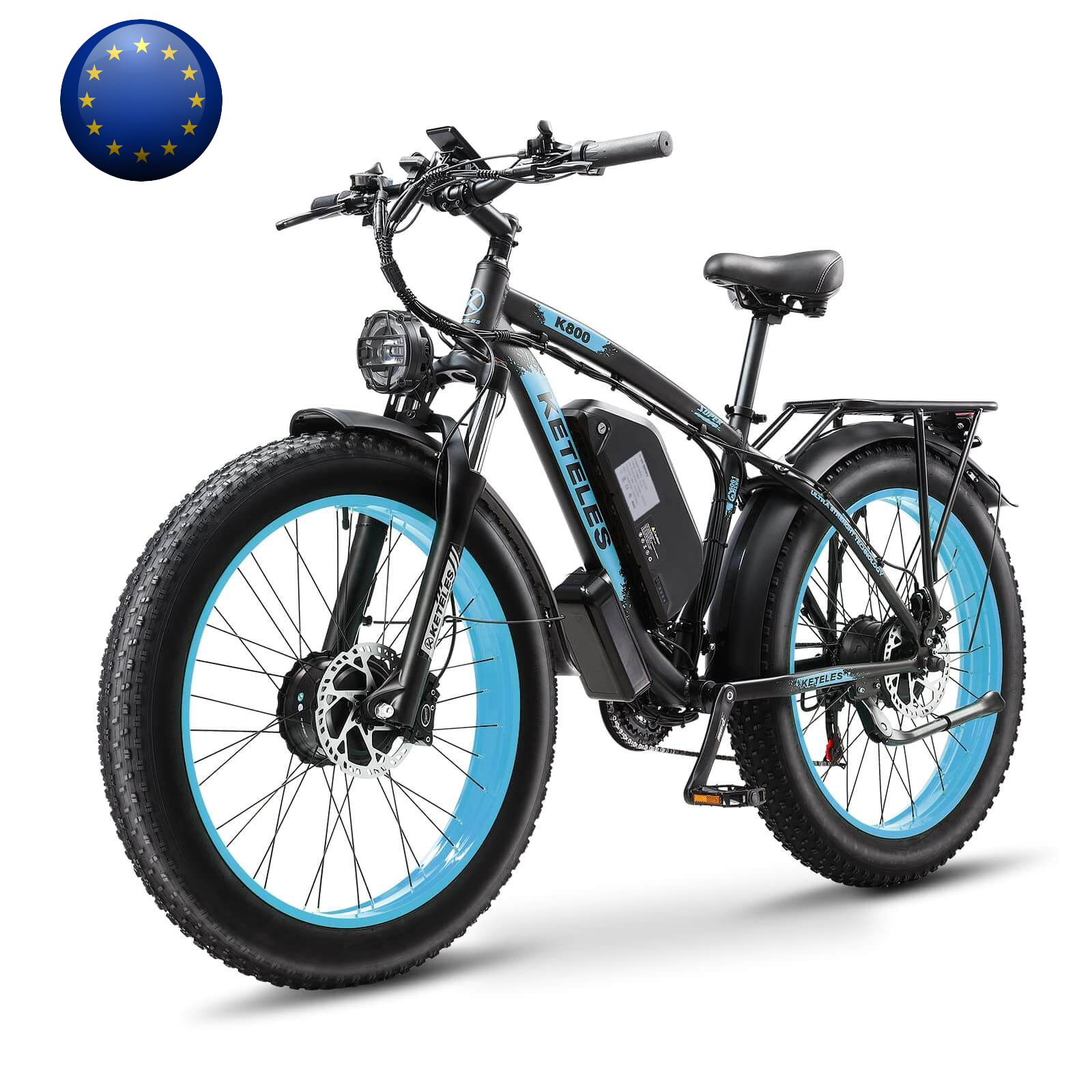 KETELES K800 2000W Dual Motor 48V23Ah Mountain Electric Bike – KETELES Global official website