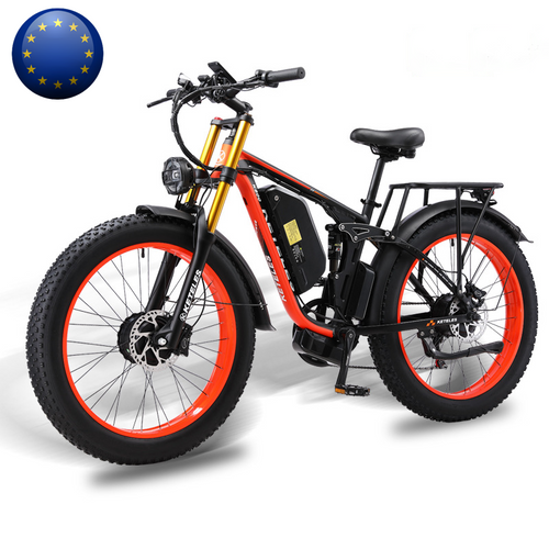 Bicicleta eléctrica de montaña con motor dual KETELES K800 Pro 2000W