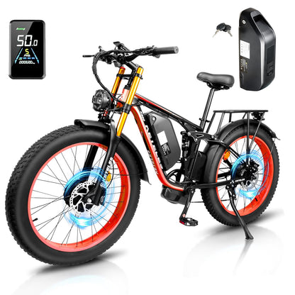 KETELES K800 Pro 2000W Dual Motor Mountain Electric Bike