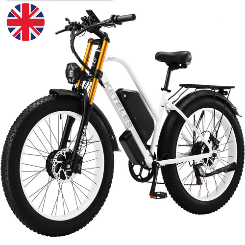 KETELES XF4000 2000W Doppelmotor-Elektrofahrrad 48V 23AH Fat Tire E-Bike